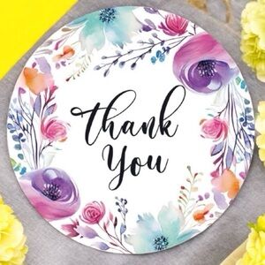 40 Thank You Stickers!